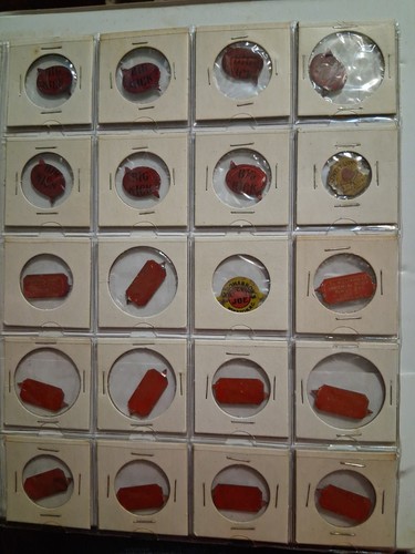 vintage tobacco tags lot of 20