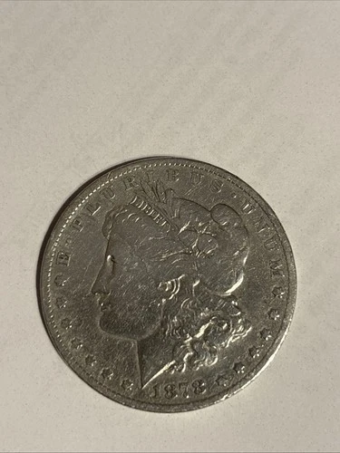 1878 Silver Morgan Dollar Very Good