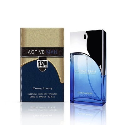 Chris Adams Eau De Parfum - Active Man For Man - 100 ml Fast shipping