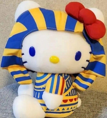 Hello Kitty × Egypt Exhibition Plush Doll TUTANkhamun Collaboration Sanrio Rare