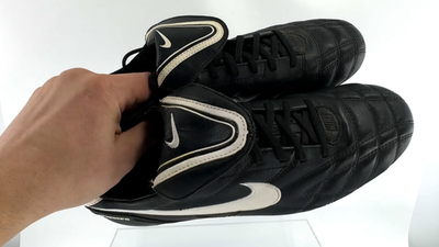 Nike Tiempo Mystic III SG 366182-017 US9 UK8 Black Men's Cleats