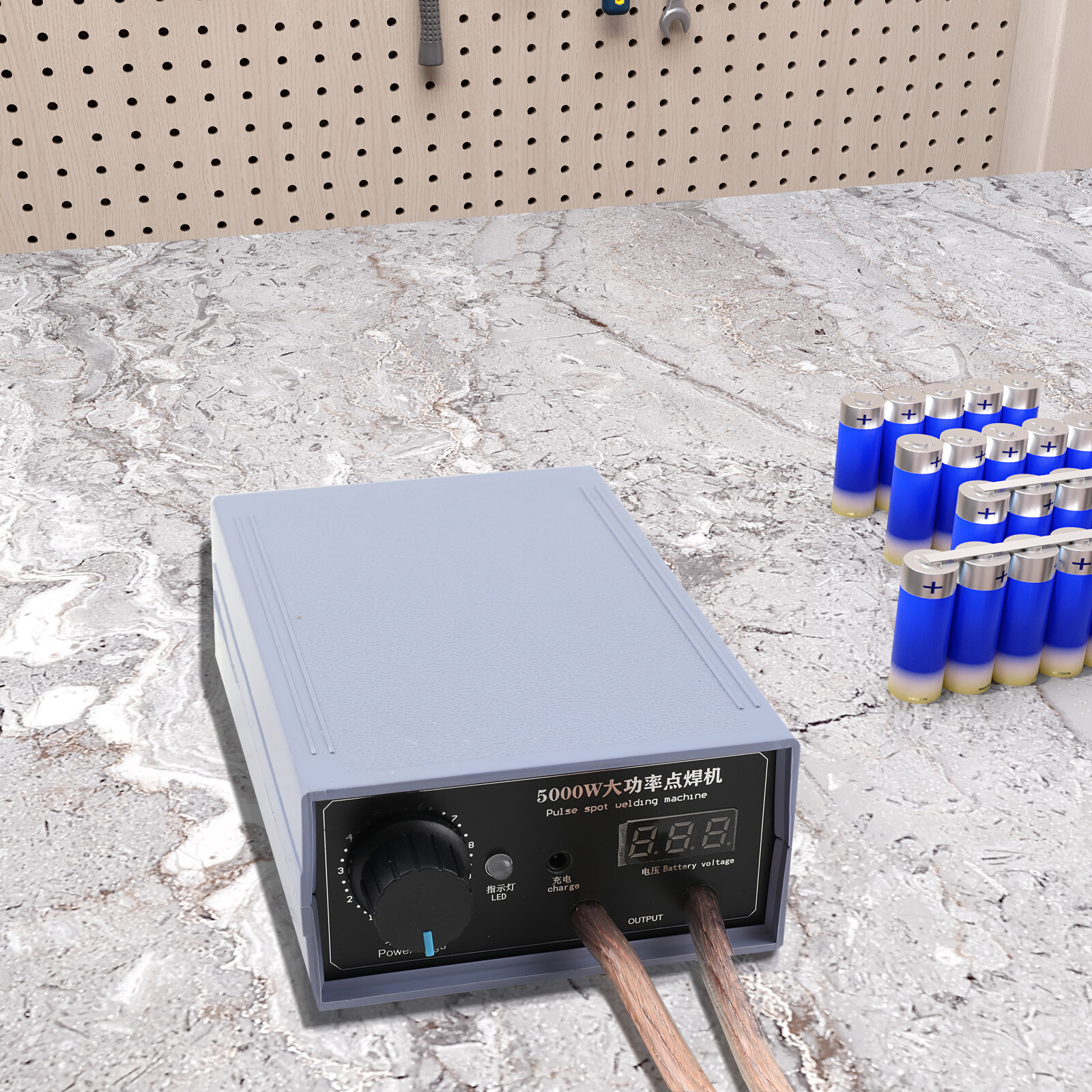 Portable 5000W Mini Spot Welder Machine DIY Kit 18650 Battery Pack Welding Tools