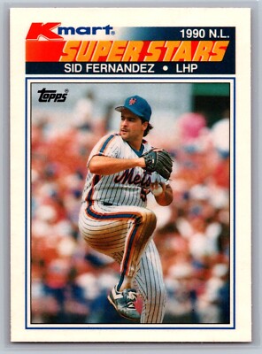 1990 Topps K-Mart Super Stars #11 - Sid Fernandez - New York Mets