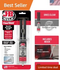 Multi-Surface Clear Epoxy with Resealable Syringe - 14ml Quick Set Solution