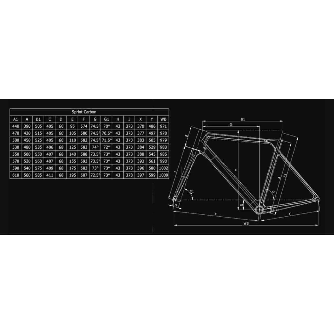 Bianchi outlet sprint frameset