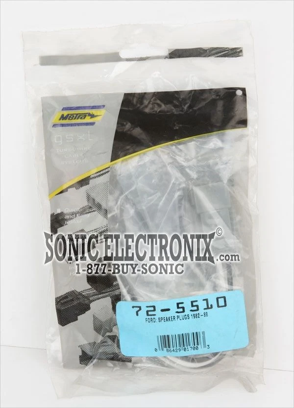 Kit de chicote de fios para instalação de alto-falante de carro Metra 72-5510 para veículos Ford 1982-1988 selecionados - Imagem 2 de 2