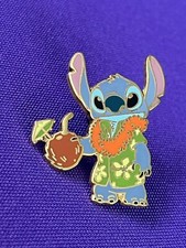 Lilo & Stitch Disney Pin Drinking Coconut water in paradise Excellent condition