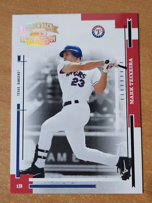 2004 Donruss Throwback Threads Gold Mark Teixeira Card #192 #19/100