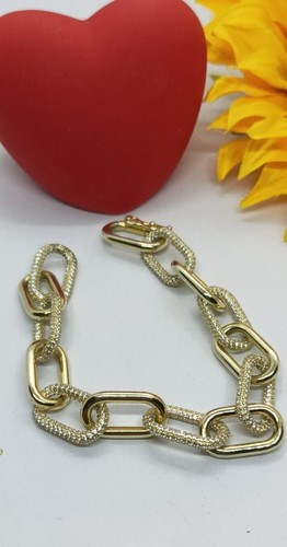 Pulsera Plata Mujer Jersey Ovalados Náuticos Circonitas MM 11x18 CM 18,50 Arti - Imagen 17 de 17