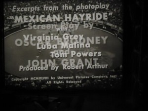 16mm No Bulls Please ! Abbott and Costello Castle Films