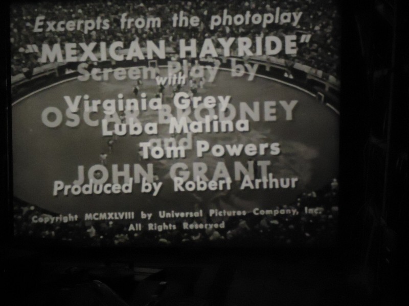 16mm No Bulls Please ! Abbott and Costello Castle Films