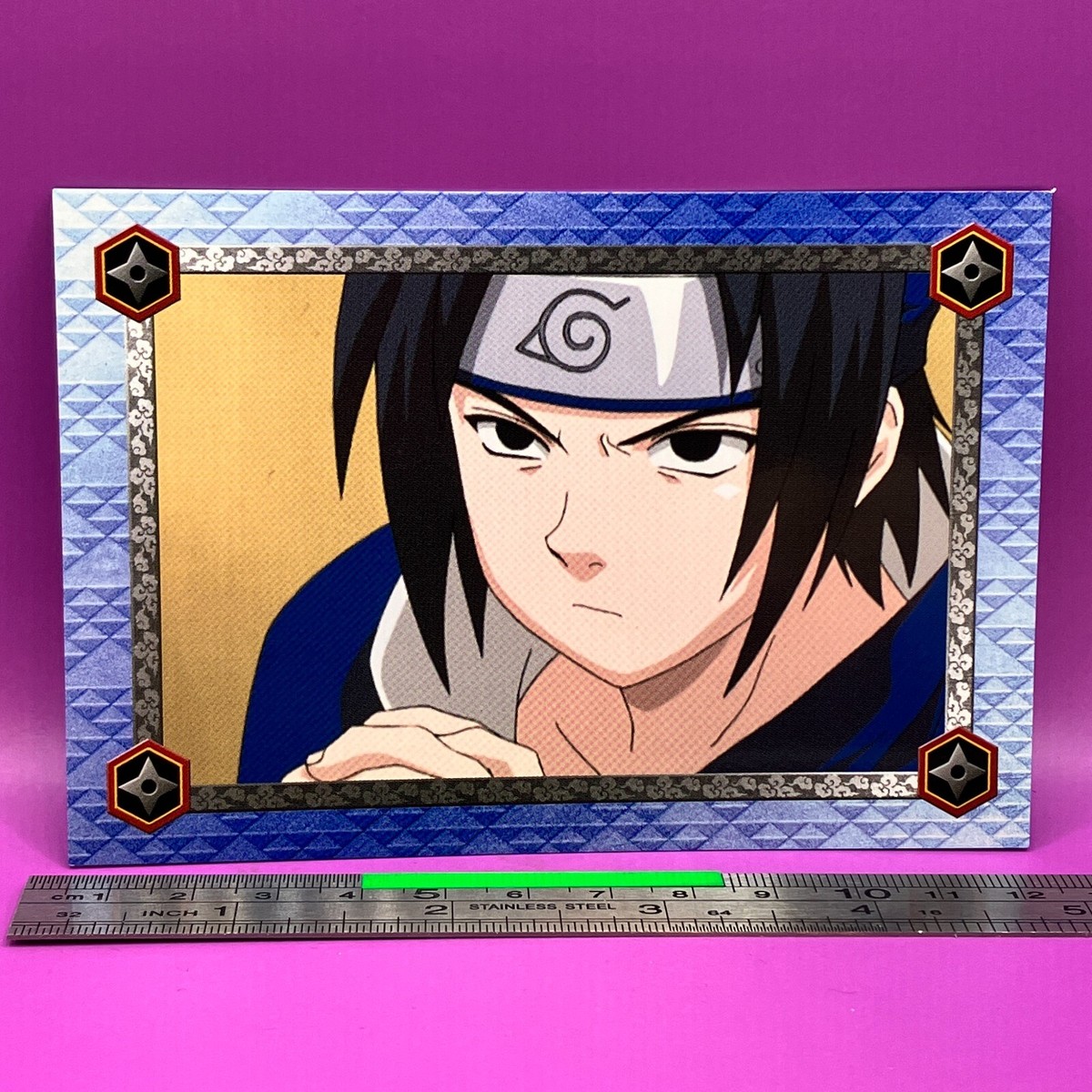 Sasuke Uchiha No.22 NARUTO Oversized Card ENSKY TCG Japanese #407