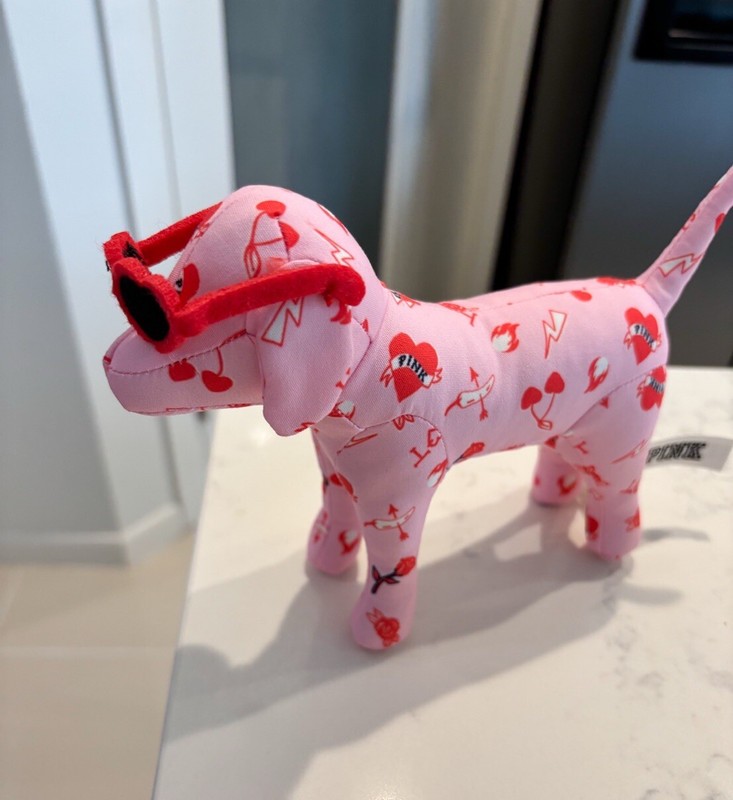 Victoria’s Secret VS PINK 2025 Valentines Day Dog Limited Edition W/ Sunglasses