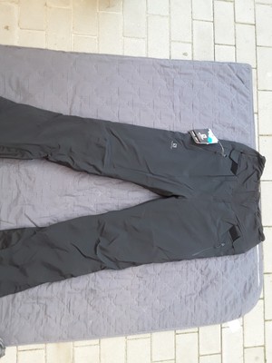 SALOMON skihose, Snowboardhose, Winterhose Damen  L, Mod. Icefancy Schwarz