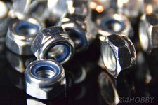 100 selbstsichernde Muttern M6 Schraubenmuttern Sicherungsmuttern Stopmuttern