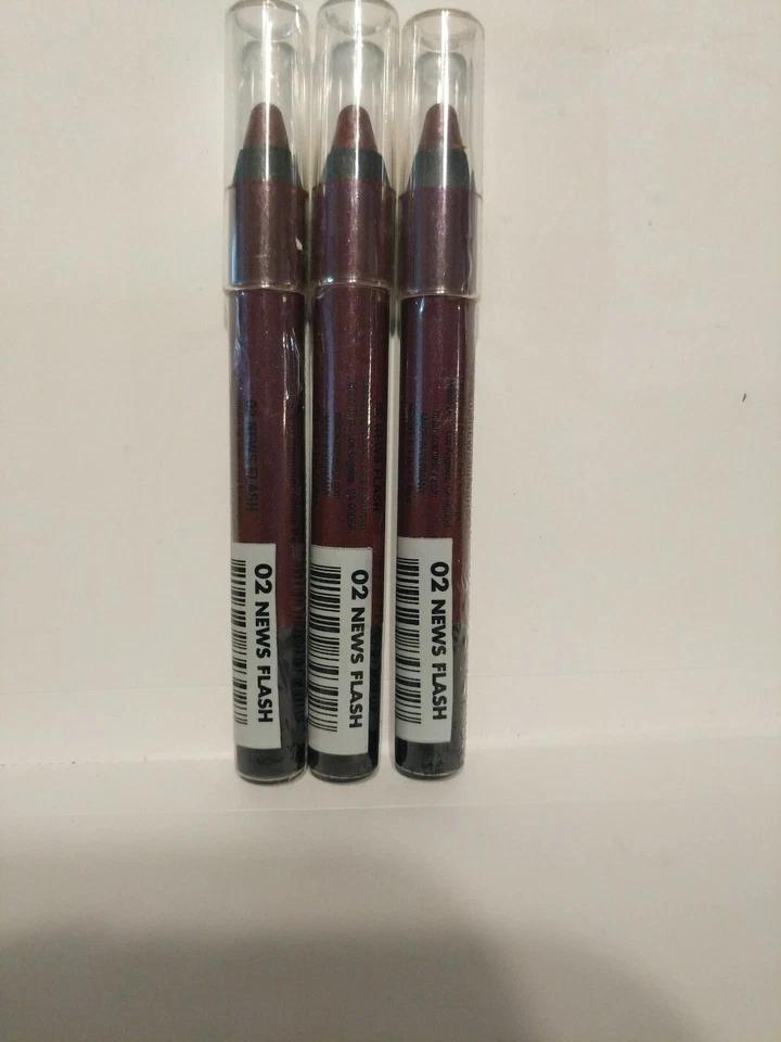  Lápiz labial Milani Lip Flash cobertura completa # 02 News Flash, nuevo lote de 3. Foto 4 de 4