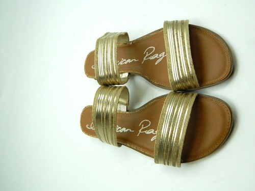 gold sandals size 8