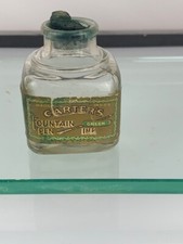Carter Green Ink Bottle with cork (e565)