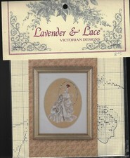 Lavender  Lace the Bride 9 Cross Stitch Pattern