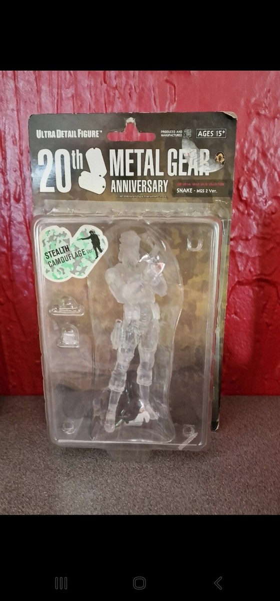NEW 20th Anniversary Metal Gear Solid Snake Figure Stealth