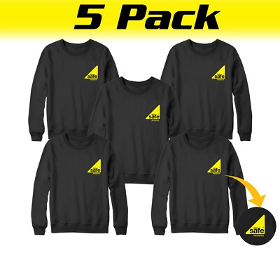 5 Pack Gas Safe Register Sweatshirt Engineer Work Staff Men Plumber Gas Fitter