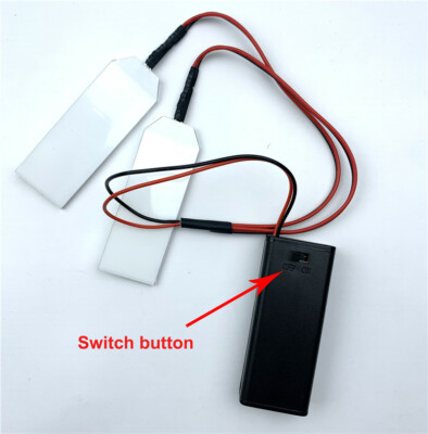 Kit LED Fai-da-te Per Occhi Maschera Cosplay - Luce Pieghevole Per Iron Man, Batman, Dimensioni 23x65mm - Foto 2