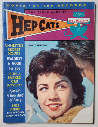 Hep Cats June 1959 Movie TV and Records 50s Fan Culture Annette Funicello - Afbeelding 1 van 14