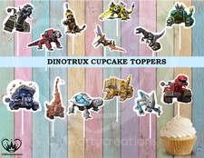 Dinotrux Cupcake Toppers