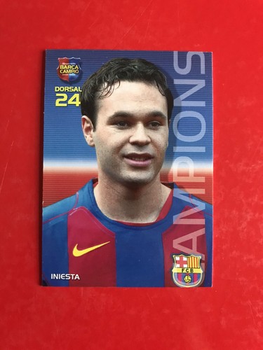 Carte De Football Xavi 2004 - Panini Bateau Campio - FC Barcelone Espagne - Légende - RARE
