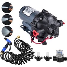 Kit de bomba de lavado de cubierta de lavado 12v 20 Lpm 70 psi caravana rv barco marino