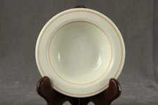 Vintage HOMER LAUGHLIN China Seville Peach Stripe 2PC Lot Berry Sauce Bowl