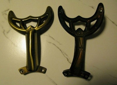 Vtg Ceiling Fan Replace Blade Arms Cats Eye Hugger Bronze Colored Ac1 4 1 4 Ebay