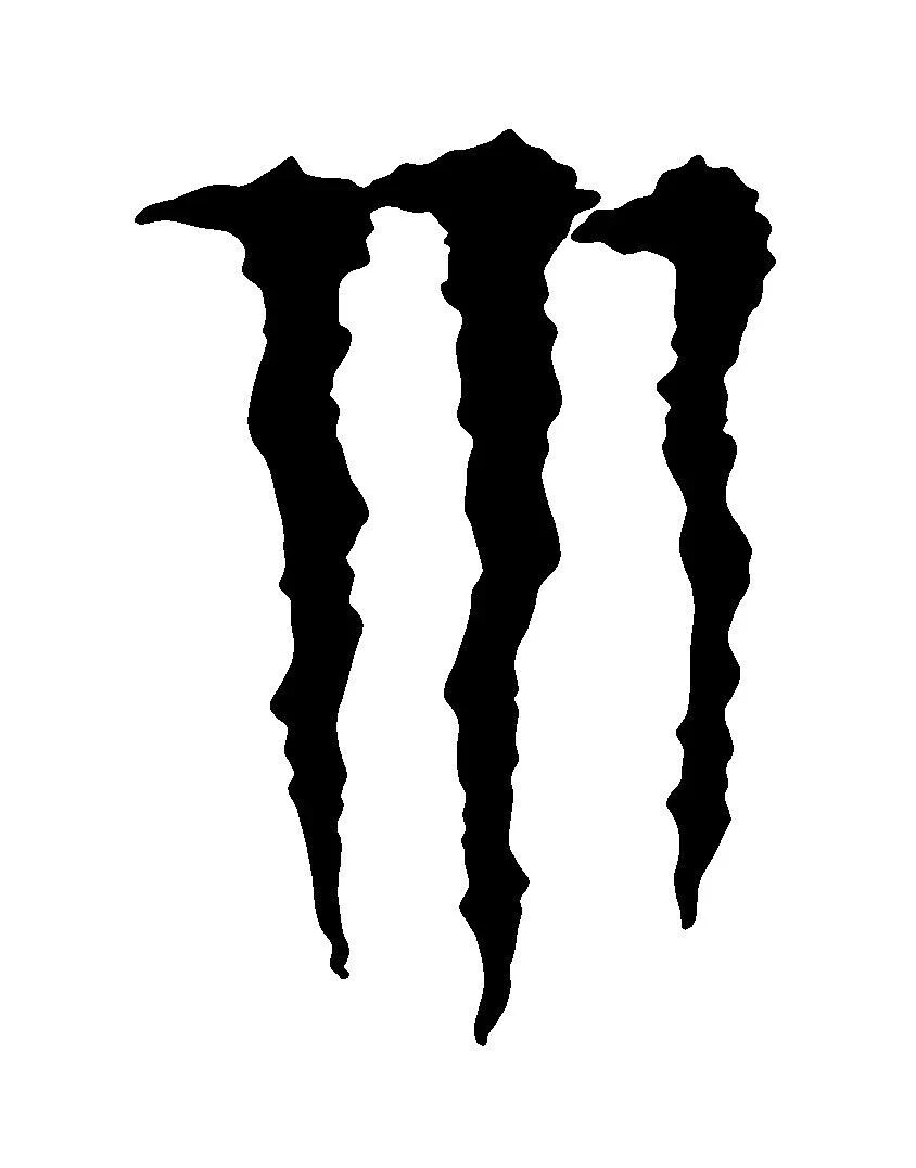 Monster Energy M Logo Vinyl Sticker Decal ATV Bike Motorcross