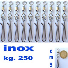 Sgancio Rapido Per Palamiti Palamito Coffa Attacco Moschettone Ami Lenza Girella