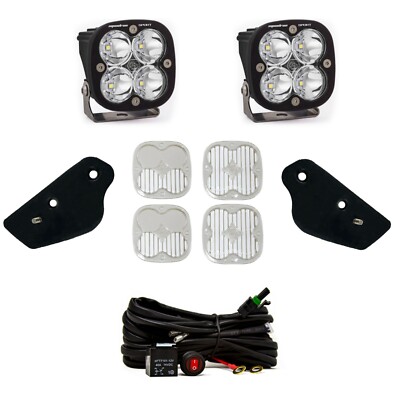 Baja Designs A-Pillar Squadron Sport LED Kit For 2021+ Bronco With Toggle Switch