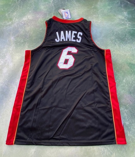 Vintage Adidas NBA Miami Heat LeBron James #6 Jersey Size 54. - Picture 4 of 5