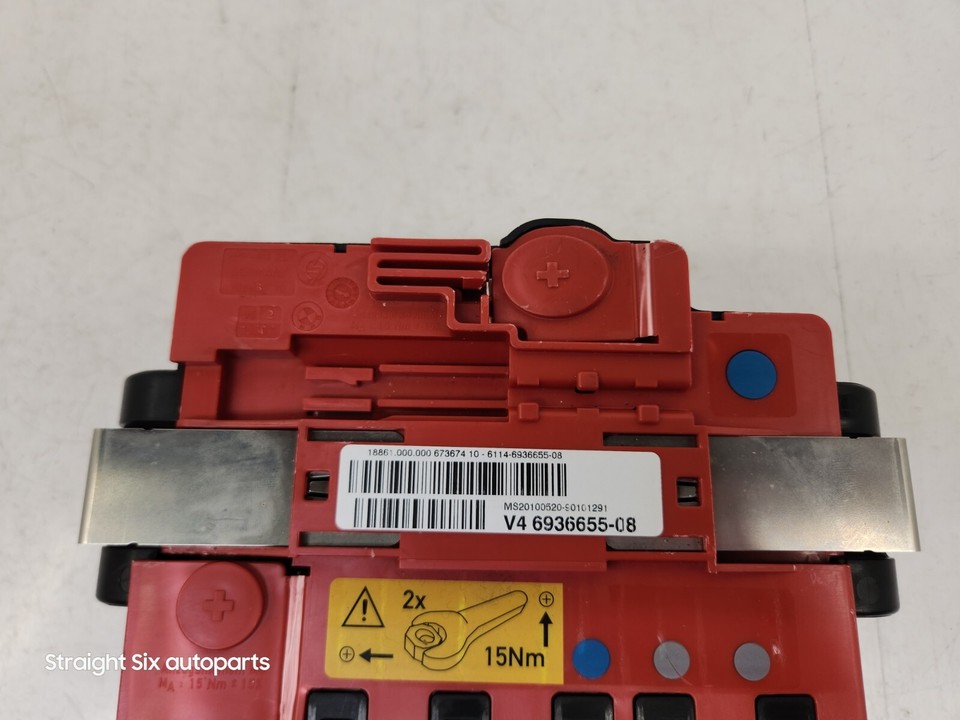 0613 OEM BMW E92 E93 Battery Power Lead Junction Distribution Fuse Box