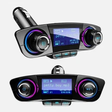 Car MP3 Player Wireless Bluetooth 4.0 FM Handsfree 1.3in LED Screen Accessories