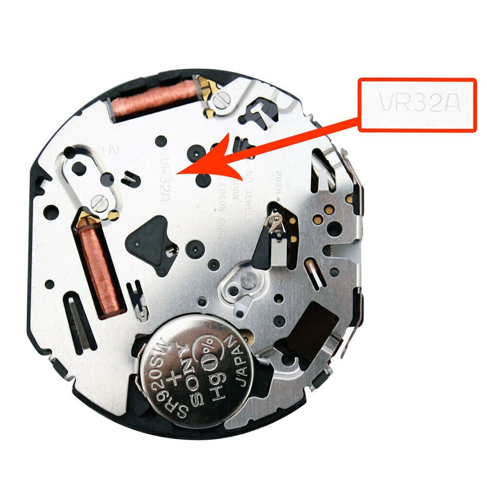 Hattori VR32 Japan Quartz Chronograph Watch Movement | eBay