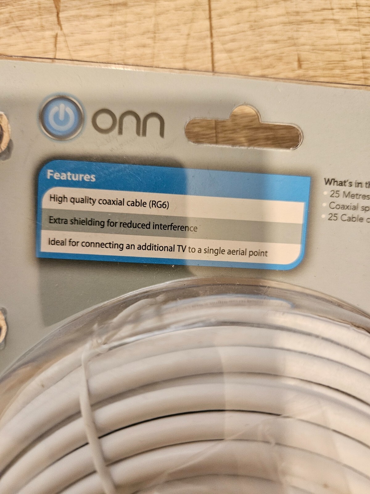 2 X 25m Coaxial TV aerial Extension Kit Aerial Cable Coax Lead