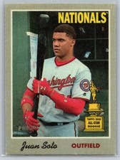 2019 topps heritage baseball juan soto 1970 cloth stickers #4