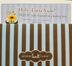 Gift Card Nothing Bundt Cake - Davidfreydesign