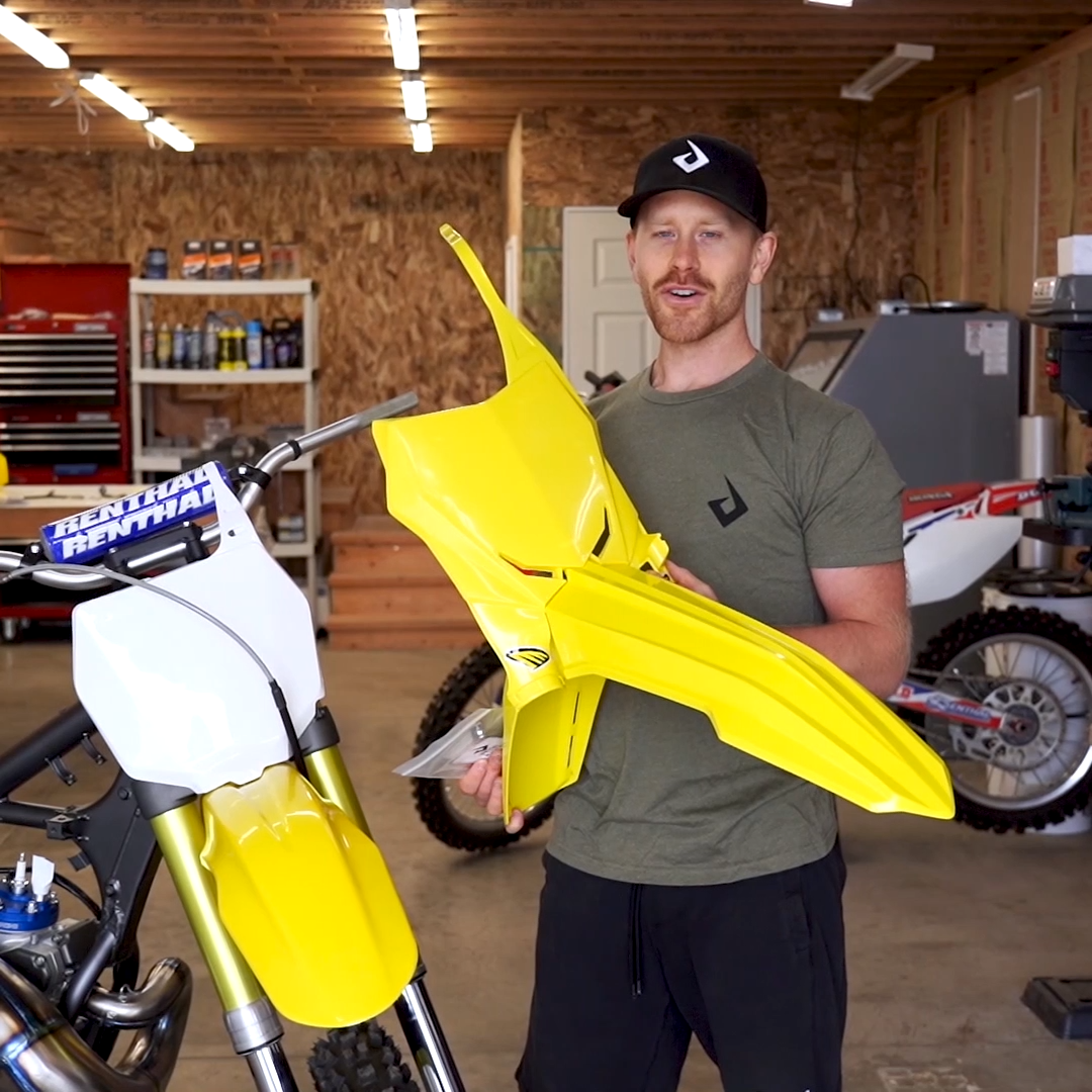 Front End ReStyle Kit 2008-2017 Suzuki RMZ450 (2018-2025 Style) Re