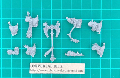 White Lions Chrace Axe Torso Fronten Lot J Warhammer High Elves RARE OOP C5 D