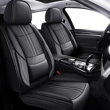 Foneso Universal Car Seat Covers Front, Nappa Leather Automotive Seat Covers ...