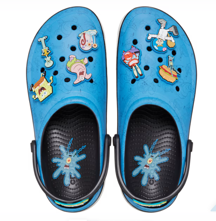 CROCS X SpongeBob SquarePants Off Court Clog 'Blue/Black' - 209825
