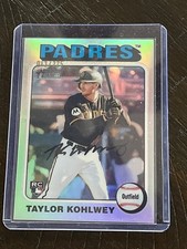 2025 Topps Heritage Silver Refractor Taylor Kohlwey #154