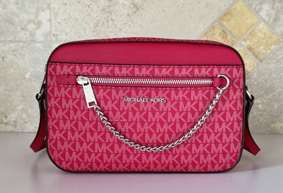 Michael Kors Jet Set Item East West Chain Crossbody Bag MK Dark