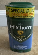 Mitchum ICE FRESH Deodorant Antiperspirant Triple OdorDefense InvisibleSolid NEW