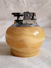 anni 1970/'80 - Accendino da Tavolo in Onice a Gas Japan Briquet Lighter